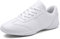Damen Cheerleading Schuhe Mädchen Atmungsaktiv Tanzschuhe Leichtgewicht Cheer Schuhe Weiß Training Schuhe Fitness Gymnastik Yoga Weiß 37