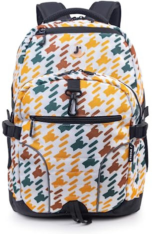 J World New York Unisex-Erwachsene Atom Laptop-Rucksack, Lebendiger Tweed, Einheitsgröße