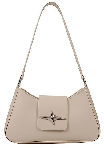 TIAASTAP Handtasche Damen Klein Umhängetasche Leder Hobo Bag Tasche Klein Vintage y2k Schultertasche 90s Women's Shoulder Bag mit Reißverschluss Clutch Geldbörse Coole Sachen für Teenager Mädchen