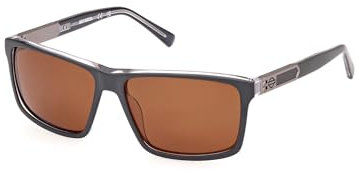 Harley-Davidson Men's HD0977X Sunglasses, Grey Matte, 59/15/145