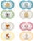 MAM, Original Animal Dummy 18+ Months (2 Pieces) Random Colour – Symmetrical and Anatomical Silicone Dummy – Baby Pacifier with Transport and Sterilisation Box