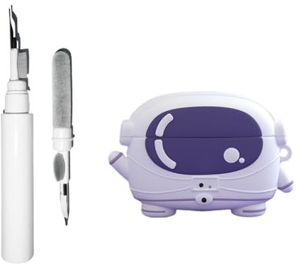 [3 in 1] TSVSXS Cute Case Compatible with Bose Ultra Open Earbuds with Keychain, Silicone Anime Protective Cover Bose Ultra Open Ear for Kids with Cleaning Kit