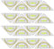yotutun Geodreieck, Geodreieck mit griff, Geodreieck flexibel, 14cm Transparent Flexibel Geodreieck, Geodreieck grundschule, Lineal set mit geodreieck für Studenten Büro Malerei