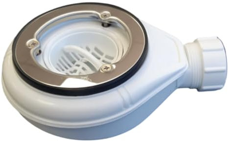 Válvula de Desagüe para Platos de Ducha, sifón 90 mm de diámetro, extraplana 60 mm altura