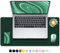 METEOROCK Non-Slip Desk Pad, PU Leather Desk Mat with Suede, Laptop Mat for Desk, 60 x 35 CM Large Mouse Pad, Mouse and Keyboard Mat, Desk Table Protector Mat for Office/Home/Decor (Dark Green)