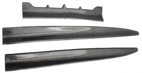 OQRDVVTT Heckspoiler Für A-UDI A3 A6 C7 Für Limousine Für Fließheck Mattschwarz Carbon Universal Autozubehör Heckflügel Kofferraum Dachspoiler DIY Länge Auto Spoiler HeckflüGel(Carbon Look,2)