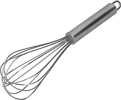 Frusta per uova Gigicial, frusta manuale in acciaio inossidabile Frusta a 6 linee adatta per la miscelazione di dolci fatti in casa