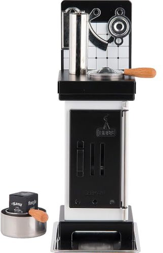 Erzgebirge Palast Huss Räucherkerzen Räucherkerzen- und Duftölofen weiß/schwarz - 19 cm