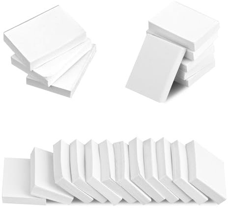 100stk Leere Miniaturbücher, Maßstab 1:12, Mini-Puppenhaus-Buchornamente Weiß Winziges Notizbuchmodell Kleines Buchspielzeug zum Aufklappen für Puppenhaus-Bücherregal-Dekoration