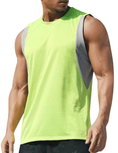 Chanpning Herren Top Regular Fit Muskelshirt Strand Axelshirt Fitness Unterhemd Ärmellose Shirt Freizeit T-Shirts Bequeme Shirt Slim Fit Laufshirt Sommer Tank Top für Männer