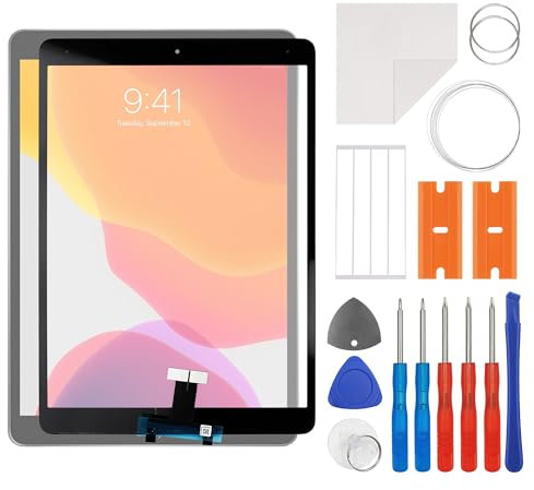 swark Vetro touch screen di ricambio per iPad Air 3 10.5'' A2152 A2123 A2153 A2154 schermo touch screen con kit di strumenti di riparazione aggiornato, nessun display LCD