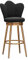 Chaise De Bar Tabouret De Bar À Pieds Dorés Dessus En Velours Tabourets De Bar Rotatifs À 360 ° Chaise De Petit-déjeuner De Cuisine Avec Chaise De Réception De Bar À Dossier Haut Tabouret Bar(Blue,75c