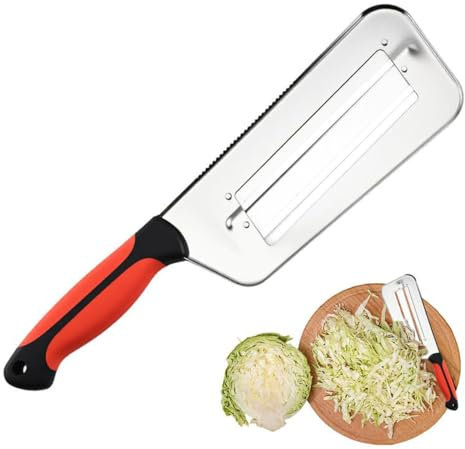 Edelstahl Shredder Messer, Kohl Shredder für Coleslaw, Doppelschicht Salat Shredder