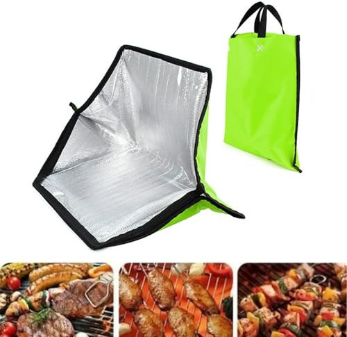 Four solaire, cuisinière de camping portable, sac de cuisson pliable pour barbecue, randonnée et randonnée