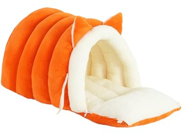 Greabuy Letto ortopedico per gatti anziani, orecchie per animali domestici, confortevole, caldo, in peluche, per interni e letti per animali domestici ispessiti isolati