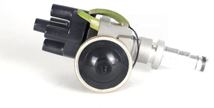 Distributeur D'allumage électronique Distributeur d'allumage à rupteur complet compatible avec Renault R4 R8 R10 R12 R15, référence 701348260, capuchon noir