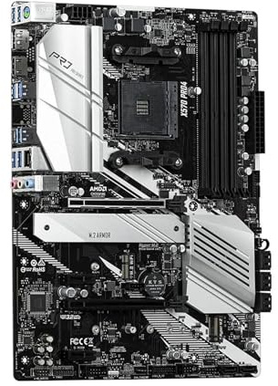 Carte mère de Jeu Fit for ASRock X570 PRO4 AMD Prend en Charge Le processeur 3600X 5600G 5700X 5800X3D 4xDDR4 4066 MHz M.2 HDMI PCIe 4.0 ATX AM4