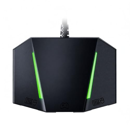Générique Vx Aimbox Adapter Konverter Tastatur Maus Controller Hohe Präzision für Konfigurierbar per App mit LED-Licht Stabiler Spielbegleiter