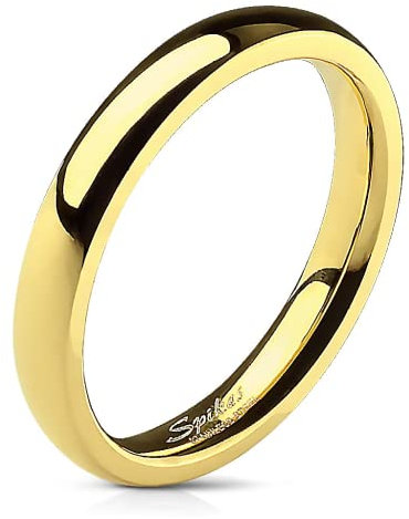 UrbanBijoux Bague Anneau Alliance Mariage de fiançaille Homme Femme plaqué Or 4mm - 62