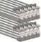 1aTTack.de 366109 Cat.6 Netzwerkkabel Winkel 90 Grad 0,25m - grau - 10 Stück - Cat6 Patchkabel (SFTP PIMF) 1000Mbit/s Rj 45 Stecker - 10 x 0,25m Meter grau