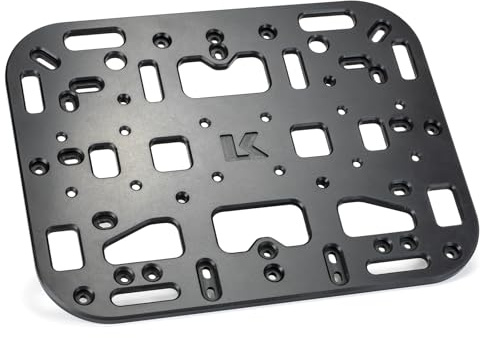 Kriega Motorrad-Satteltaschen-Trägersystem OS-Halteplatte für Seitenträger für 16-22mm Rohr, Unisex, Multipurpose, Ganzjährig, Polyamid, schwarz