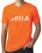 Camiseta Estampada para Hombre Evolución del Ciclismo – Evolution of Cycling – T-Shirt Vintage Manga Corta Regalo Original Cumpleaños Diseño Gráfico Moda Naranja M