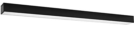 SOLLUX lighting Integrated LED 95cm Linear Flush Light Black 4000K Integriertes LED-Linear-Einbaulicht 95cm Schwarz 4000K