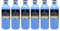 Confezione da 6 Paglieri Felce Azzurra Bagnodoccia Cocco e Bamboo,Cocco e Bamboo,Lavaggio corpo in cocco e bambù, 650 ml