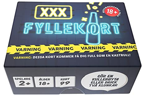 Fyllekort - Bli Full som en Kastrull på Nästa Förfest. Massor av Roliga Lekar för alla Åldrar - förfest spel