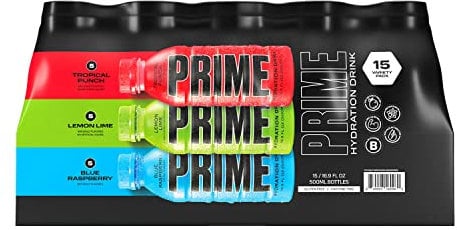 Prime Hydration Drink Variety Pack (16.9 fl. oz., 15 pk.)