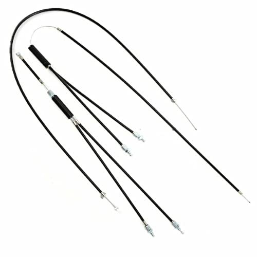 Ammaco BMX Bike Gyro System Cable Set Front & Rear Brake Kit Freestyle Black