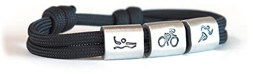 Triathlon Surfer Armband personalisiert, Triathleten, Laufen, Radfahren, Schwimmen, Langdistanz, Unisex