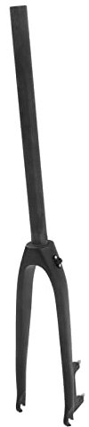 VBESTLIFE Starre Scheibenbremse MTB-Gabel, Kohlefaser-Fahrradgabel 20 Zoll 406 Scheibenbremse A Pillar 451 Schnellspanner UD-Muster Gerade Rohrgabel (Matt)