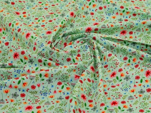 Rose & Hubble Stoff, 100 % Baumwolle, Popeline, Meterware