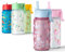 VINSUN Trinkflasche Kinder 500ml Rosa - Strohhalm Deckel, auslaufsicher, BPA frei, Kohlensäure geeignet, Tritan - Prinzessinnen Wasserflasche für Kindergarten, Schule