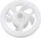 Tonysa Lampe de Ventilateur de Plafond, Rotation à 360 Degrés Dimmable E27 Lampe LED Réglable 5 Pales 48 W avec Télécommande pour Garage