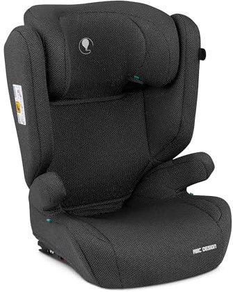 ABC Design Kindersitz Mallow 2 Fix i-Size – Mitwachsender Autositz für Kinder von ca. 3-12 Jahren (100-150 cm) mit Isofix, 3-Punkt-Gurtsystem Befestigung und integriertem Seitenaufprallschutz (bubble)