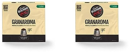 Caffè Vergnano : « Granaroma » Classic Blend - Paquets (Lot de 4), 250 g