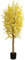 Leaf Design UK Realistic Artificial Flower Plant Tree, Wood, Yellow, 150cm