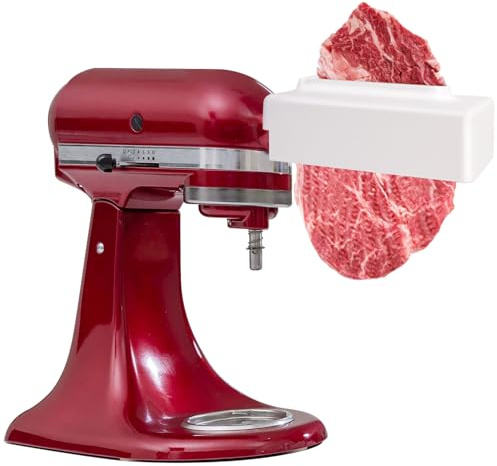 Meat Tenderizer Attachments for KitchenAid and Cuisinart Stand Mixers, Kitchen Aid Accessories and Attachhments with Durable Stainless Steel Gears