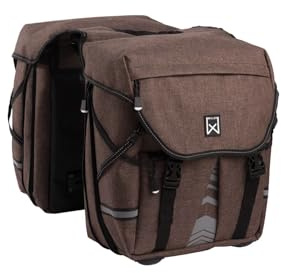 WiLa Home Willex Gepäckträgertasche XL 1200 Braun