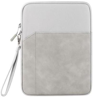 9-11 Pouces Sacoche de Transport Tablette Étui pour Tablette Ordinateur Portable de Protection Sleeve Compatible Gris Clair