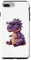 iPhone 7 Plus/8 Plus Cute Purple Dinosaur With A Pair Of Glasses Case
