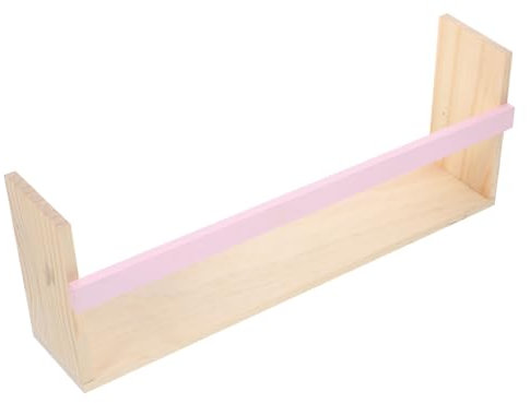 MUCKLILY Wandregal Schwebendes Bücherregal Wandmontiertes Deko- Für Schlafzimmer Und Küche Stilvolles Funktionales Design Für Kleine Gegenstände Und Pflanzen Einfache Installation Und