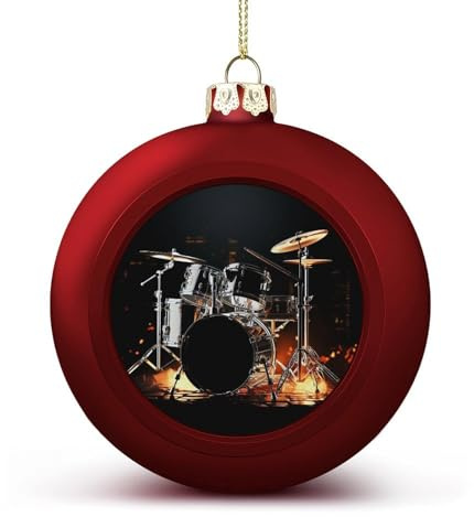 Weihnachtsbaumschmuck, Schlagzeuger-Weihnachtskugel-Dekorationsset, Weihnachtsbaumschmuck für Urlaubsdekoration