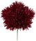 Oairse 5 Köpfe Kunstblumen Chrysanthemen Bouquet Dekoration Künstliche Große Spinnenmütter-Blumen für die Heimdekoration, Hochzeit, Haus Garten Party Büro Dekoration Blumenarrangement, Rot