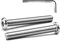 MINHER M6 x 55mm 10Pcs Tête Plate Vis D’assemblage à Six Pans Creux, Acier Inoxydable A2 V2A, Boulons de Meubles, Filetage Complet (Avec Clé Hexagonale)