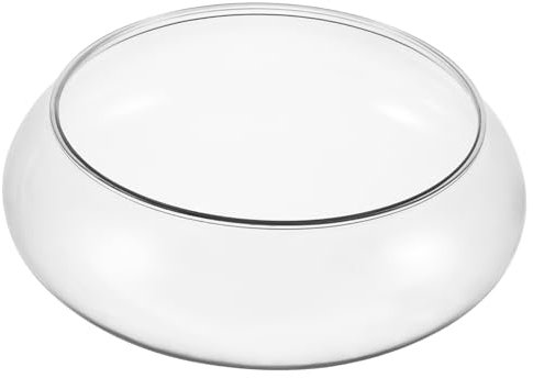 Kisangel 2800ml Transparent Fish Bowl, Plastic Aquarium Tank Round Fish Tank Hydroponic Planter for Tabletop Centerpieces Goldfish Desk Decor