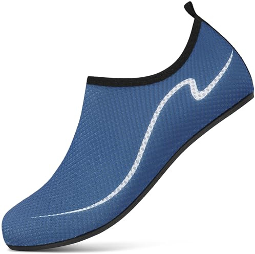 gitzing Water Beach Swim Shoes Women Quick Dry Sea Shoes Men Breathable Aqua Lightweight Barefoot for Surfing Running Driving Pool Yoga
