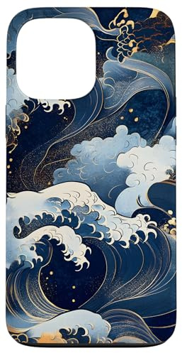 Ocean Waves Nature Japanese Case for iPhone 13 Pro Max